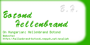 botond hellenbrand business card